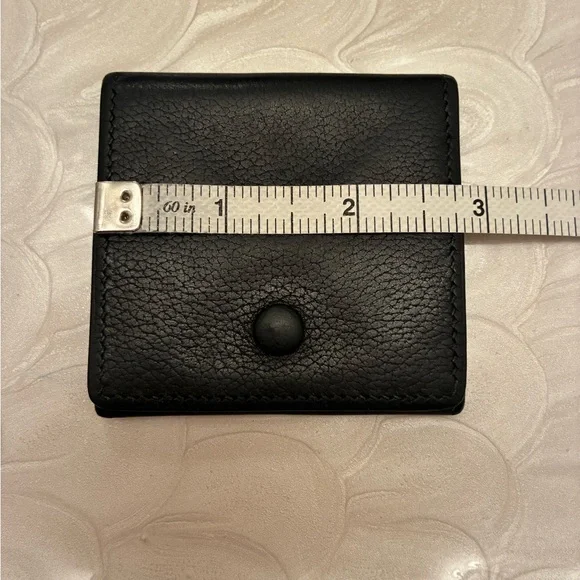 Hermes Black Leather Coin Pouch - Picture 4 of 15